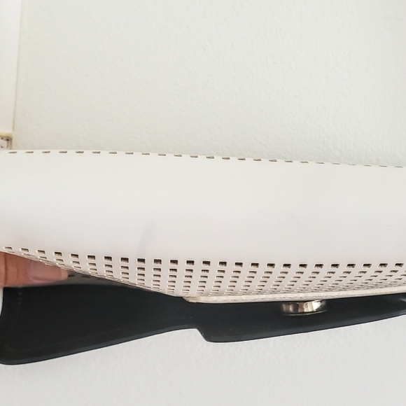 2/$35 Sale Zara Basic Perforated Clutch Purse with Shoulder & Wristlet strap - Picture 5 of 10